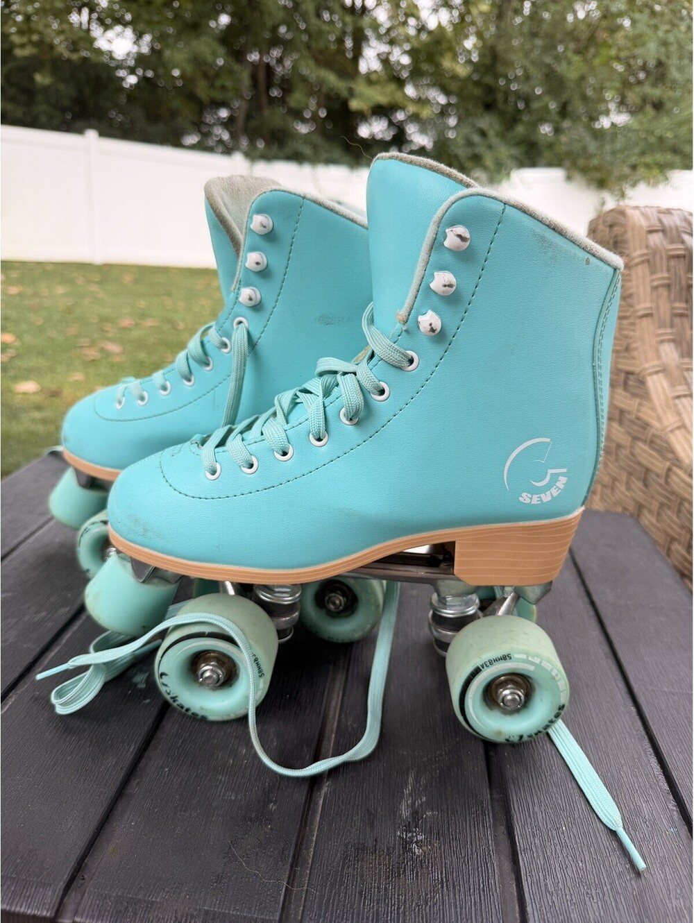 Urban Outfitters x C7skates Premium Quad Roller Skate Aquamarine